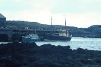 Bobby's boat moored at the pier