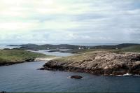 A panorama of the skerries from the lighthouse.