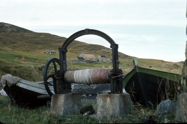 Boat Winch at Sandwick, Delting.