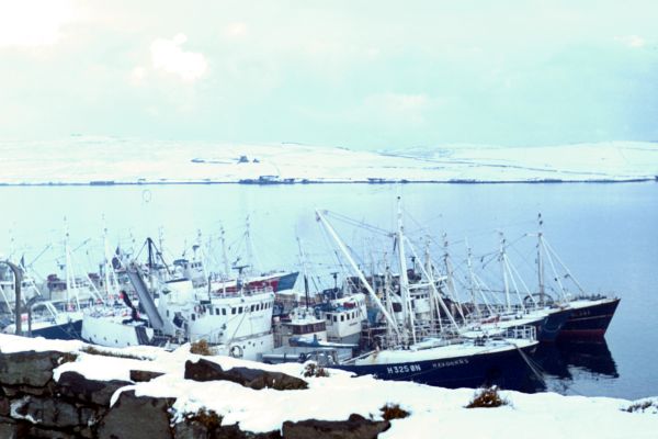 Fishing Boats at Lerwick.