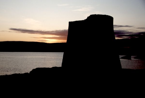 Mousa Broch, home to 6800 Petrel nests